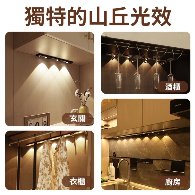 智能三色感應燈