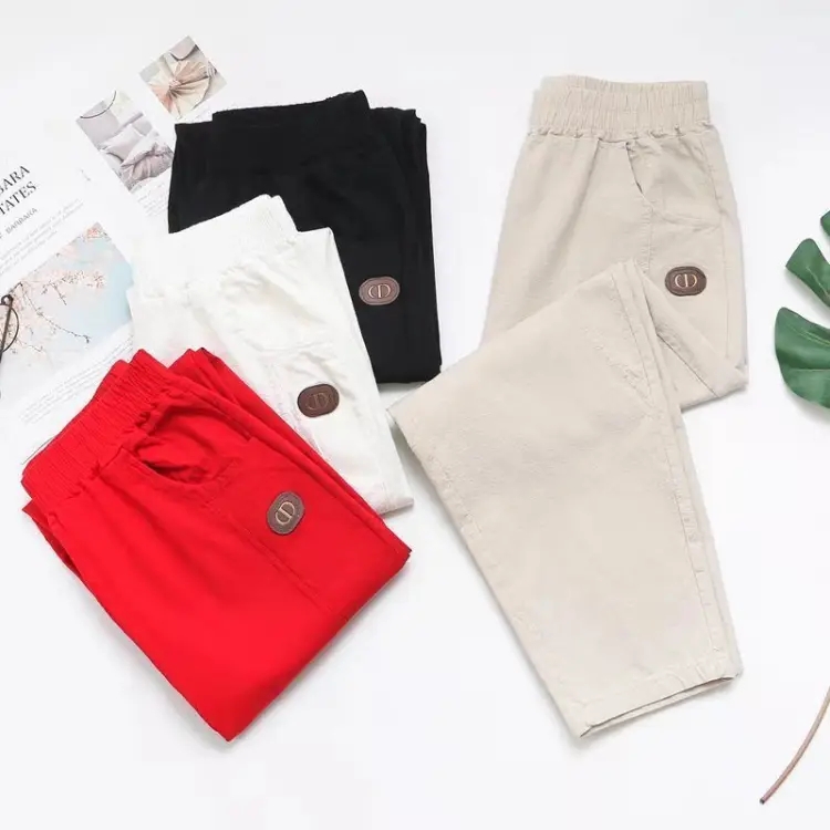 日系九分哈倫褲