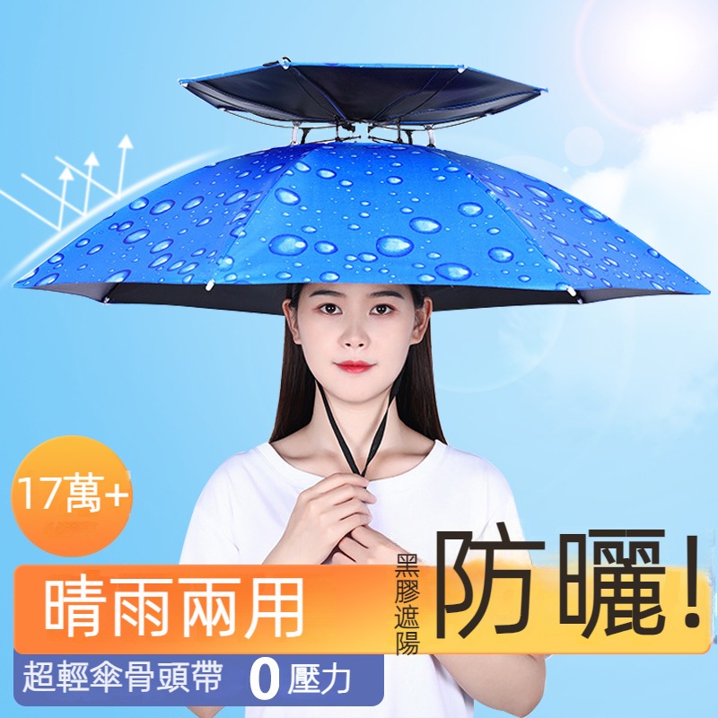 頭戴式遮陽傘