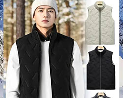 天鵝絨羊毛馬甲