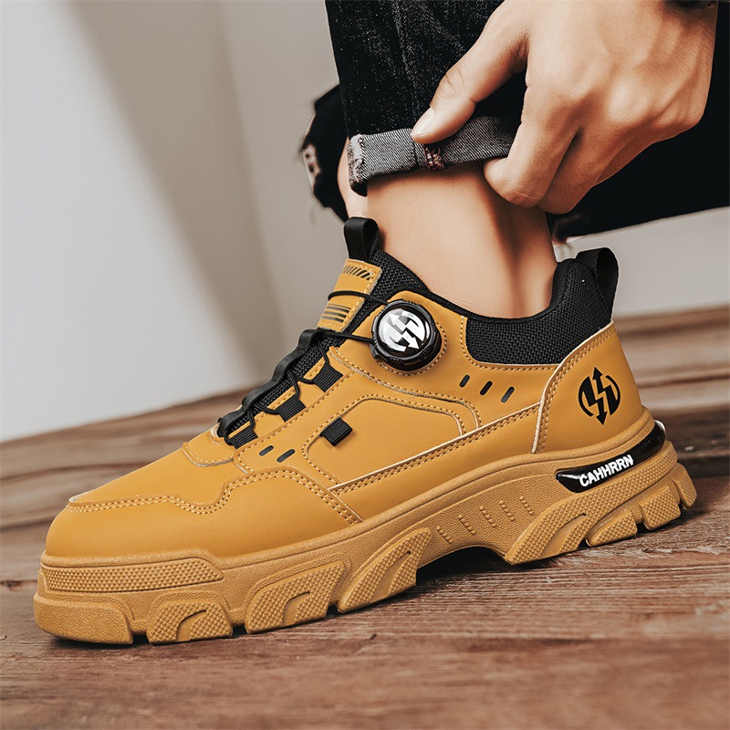 旋鈕時尚工作鞋