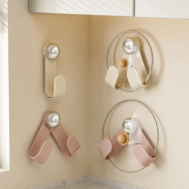 吸盤旋轉鍋蓋架