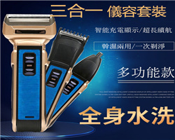 三合一剃鬚刀