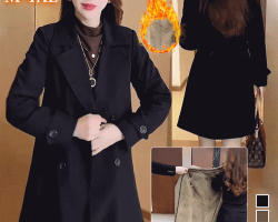 高級感加絨風衣