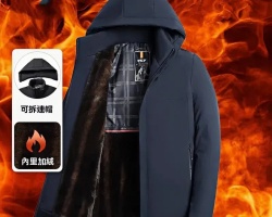 男士貂絨派克服