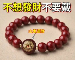 硃砂山鬼錢手串