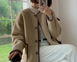 小香風羊羔毛外套