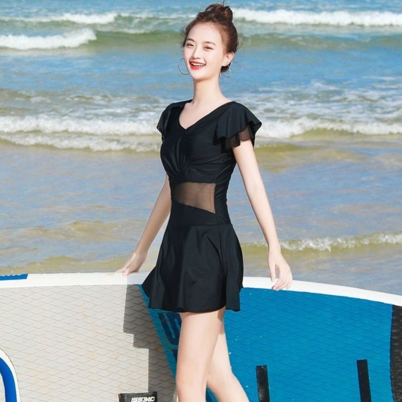 顯瘦連衣裙泳衣