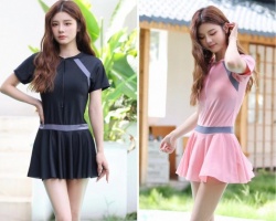 泳裝顯瘦連衣裙