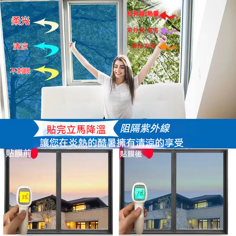 防窺防曬隔熱膜