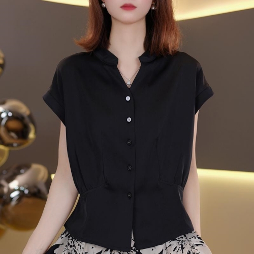 氣質束腰小飛袖