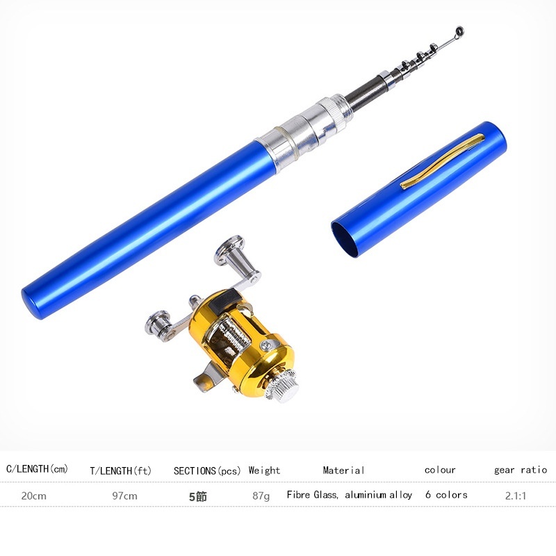 超迷你鋼筆魚竿