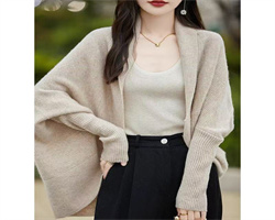 開衫針織披肩外套